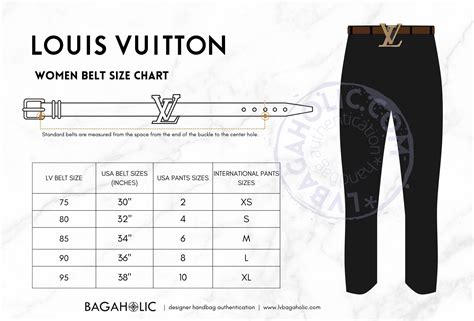 lv belte|lv belt size chart.